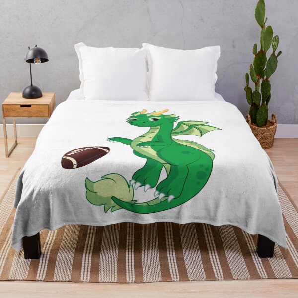 Artikelvorschau, Drache, der Rugby spielt, lustiges gutes Drachen-Rugby-Liebhaber-grünes Design entworfen und verkauft von pedrored369.