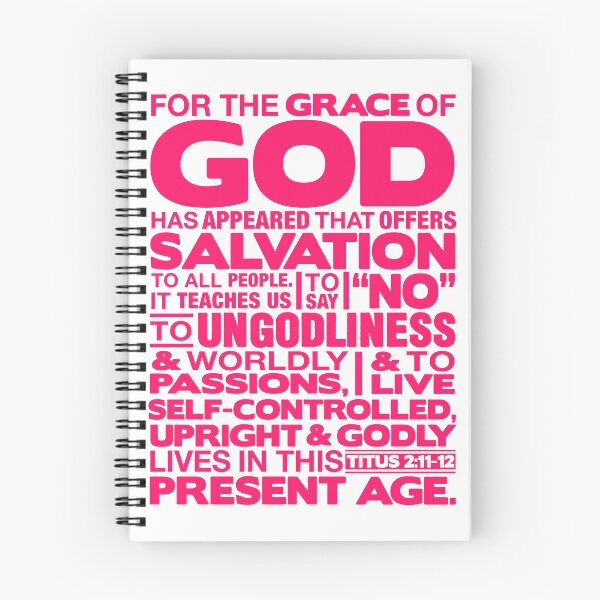 Item preview, Titus 2:11-12 Grace of God designed and sold by plushism.