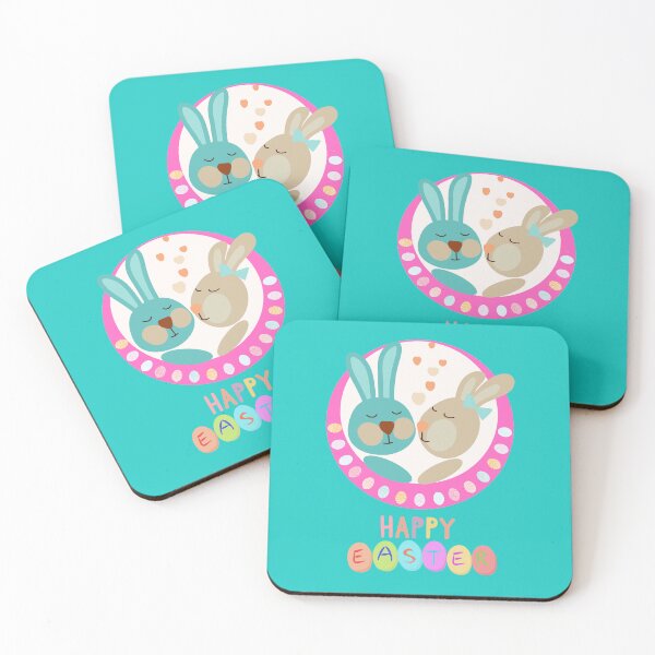 Item preview, Happy Easter Love bunnies designed and sold by OMdesign10.