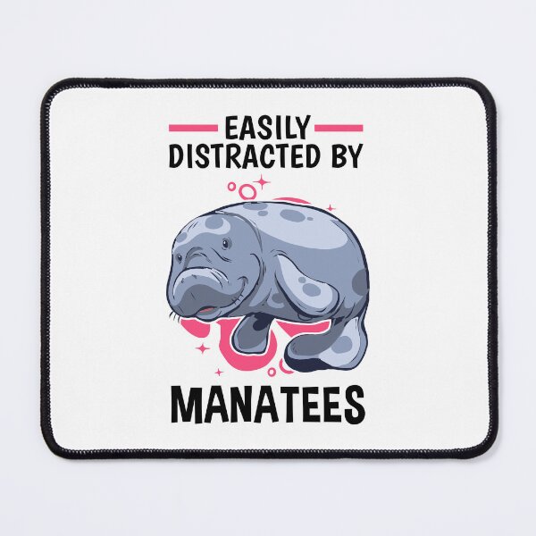 Item preview, Distracted by manatees manatee marine mammals designed and sold by madgrfx.