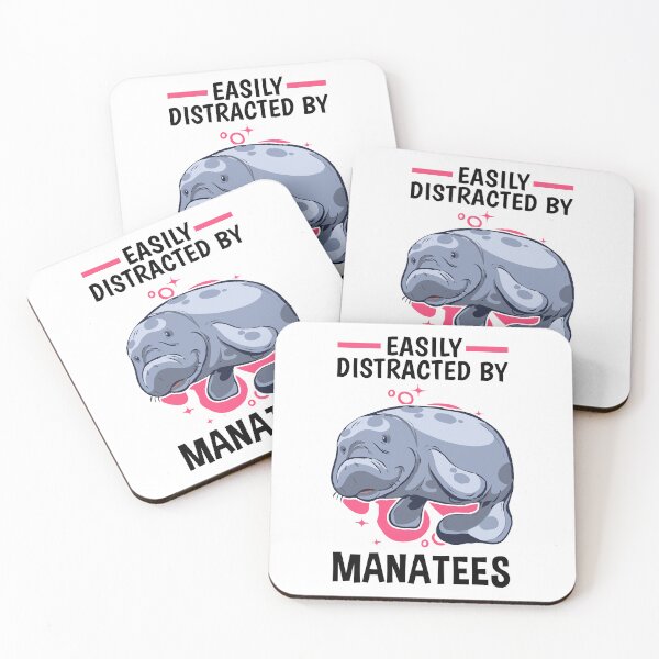 Item preview, Distracted by manatees manatee marine mammals designed and sold by madgrfx.