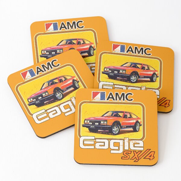 Item preview, Distressed AMC Eagle SX/4 designed and sold by TeeArcade84.