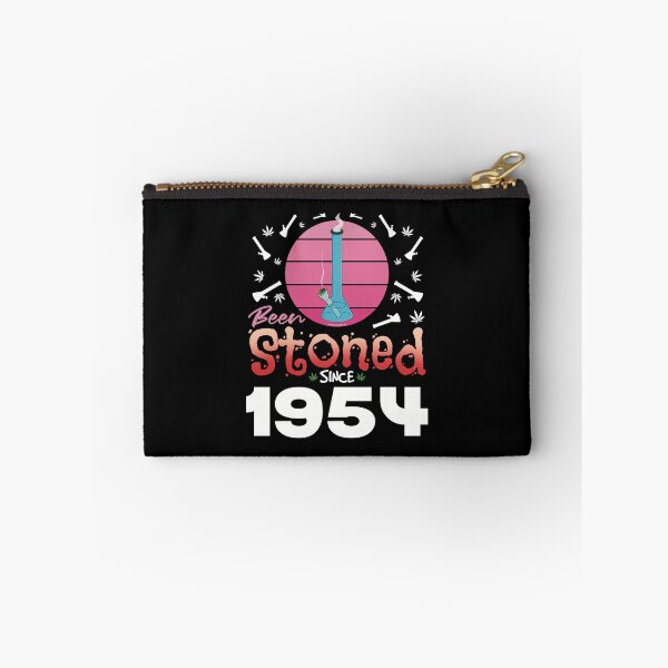 Item preview, Been stoned since 1954 (Pink retro vintage sunset with bong) designed and sold by YomeHayin.