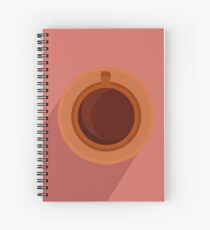 cofee design Spiral Notebook