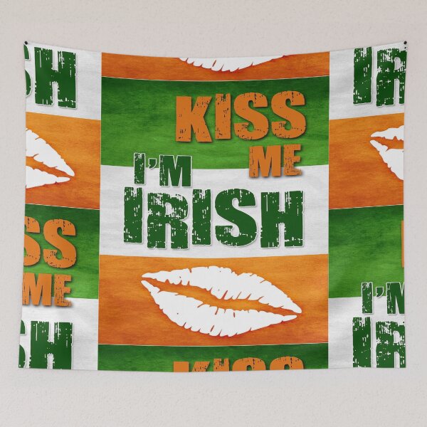 Item preview, Kiss me I’m Irish illustration premium design designed and sold by truemoneyman.