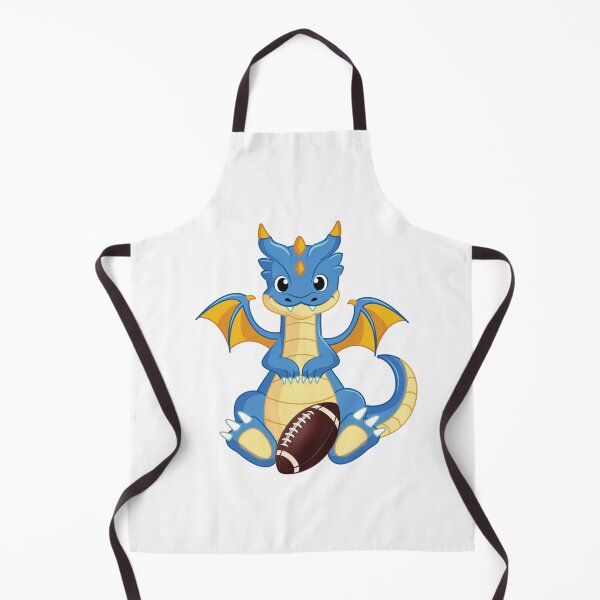 Item preview, Dragon Playing Rugby ,Funny Good Dragon Rugby Lovers Blue Design designed and sold by pedrored369.