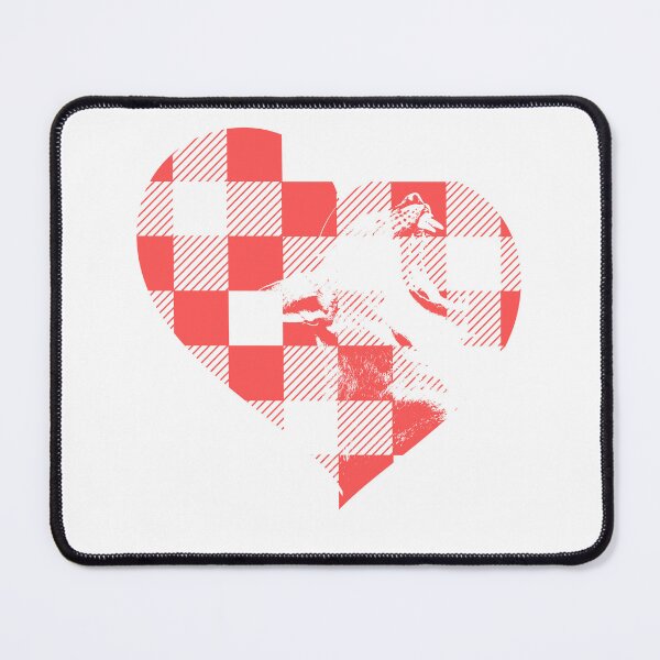 Item preview, I Heart Lynx Red Checkered Heart Shape Cute Lynx designed and sold by DerNerd.