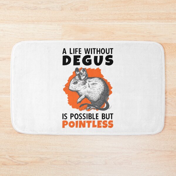 Item preview, life without degu rodent common degu designed and sold by madgrfx.