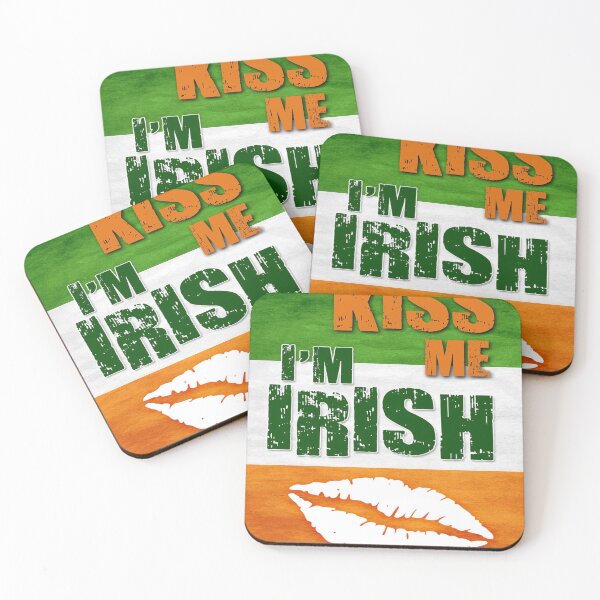 Item preview, Kiss me I’m Irish illustration premium design  designed and sold by truemoneyman.