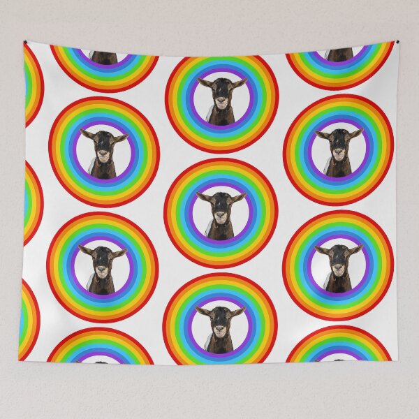 Item preview, Rainbow Happy Baby Goat designed and sold by toadsforall.
