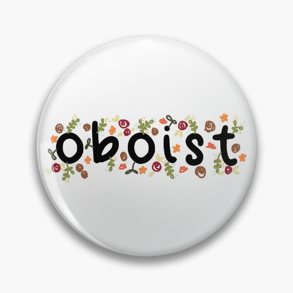 Item preview, Oboist Sticker. Oboe. Lettering. English phrase. designed and sold by AnaStickerD.