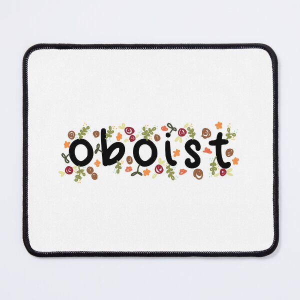 Item preview, Oboist Sticker. Oboe. Lettering. English phrase. designed and sold by AnaStickerD.