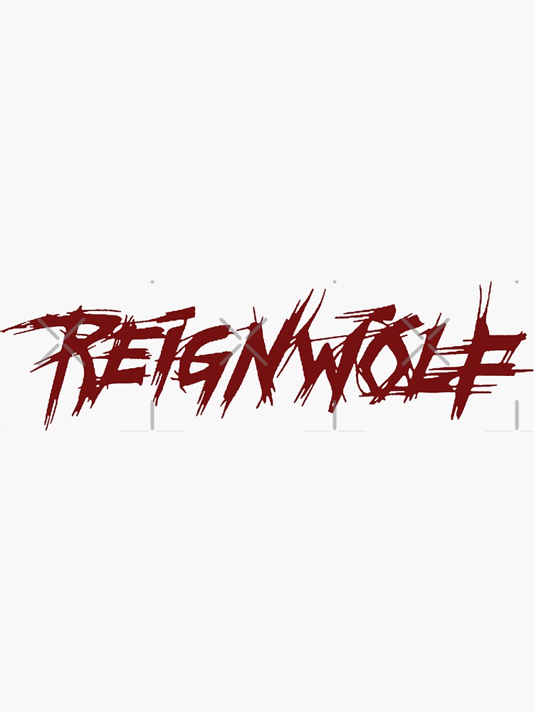 "Reignwolf Logo" Sticker for Sale by Samsar Redbubble