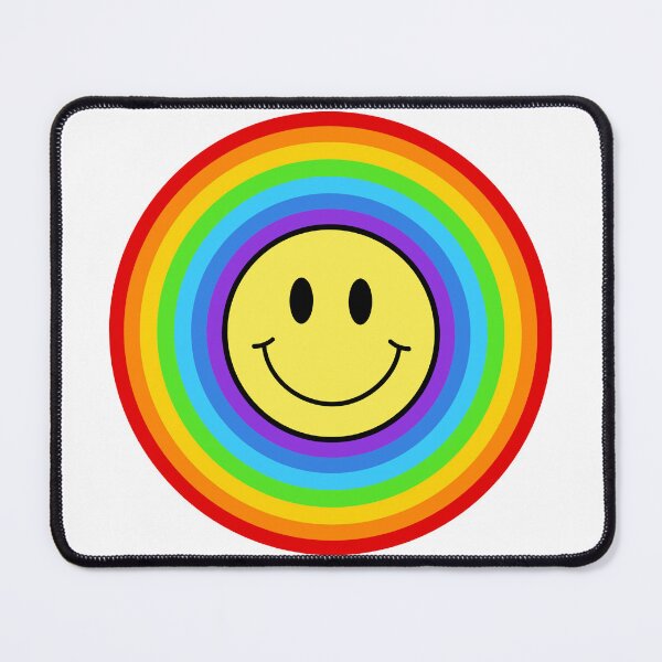 Item preview, Rainbow Smiley Face designed and sold by toadsforall.