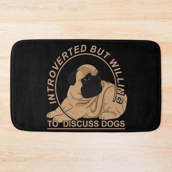 Item preview,  introverted but willing to discuss dogs funny artistic design style 5 designed and sold by SamRVstore.