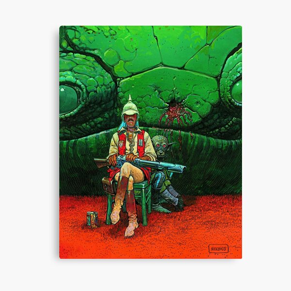 Moebius Le Major Fatal Impression sur toile