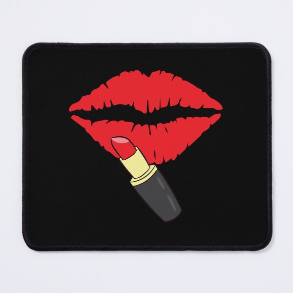 Item preview, Lipstick - Red kissable lips with lipstick designed and sold by Mohja-Design.