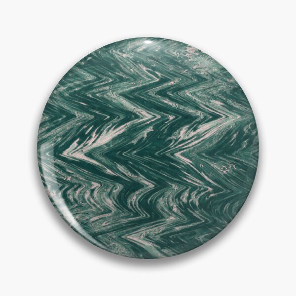 Item preview, Emeralds and Cream: Abstract Marbled Green Zigzag  designed and sold by nimreninmu.