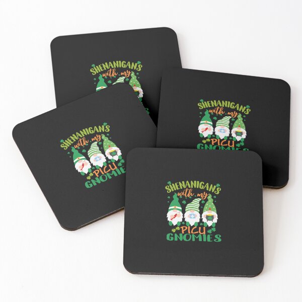 Item preview, Shenanigans With My PICU Gnomies St Patricks Day Nurse designed and sold by Theparticular.