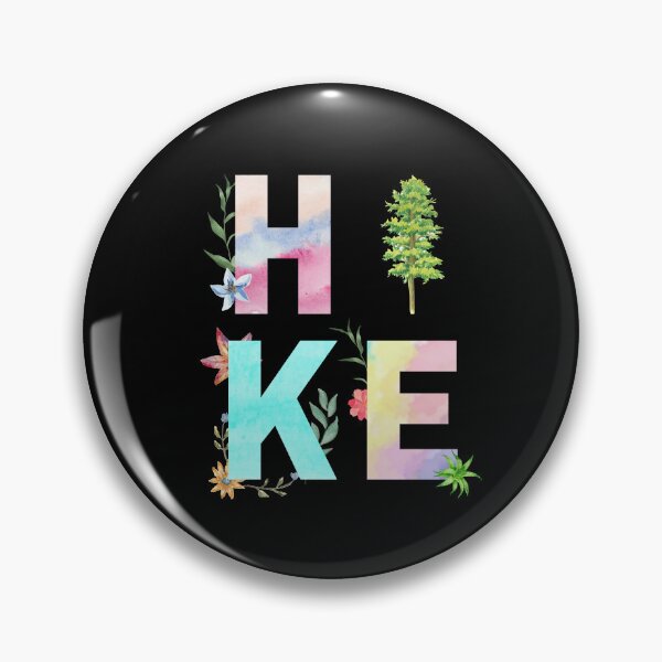 Item preview, Watercolor Hike Colorful Trees Flowers Plants Hiker Gift designed and sold by FazCreations.