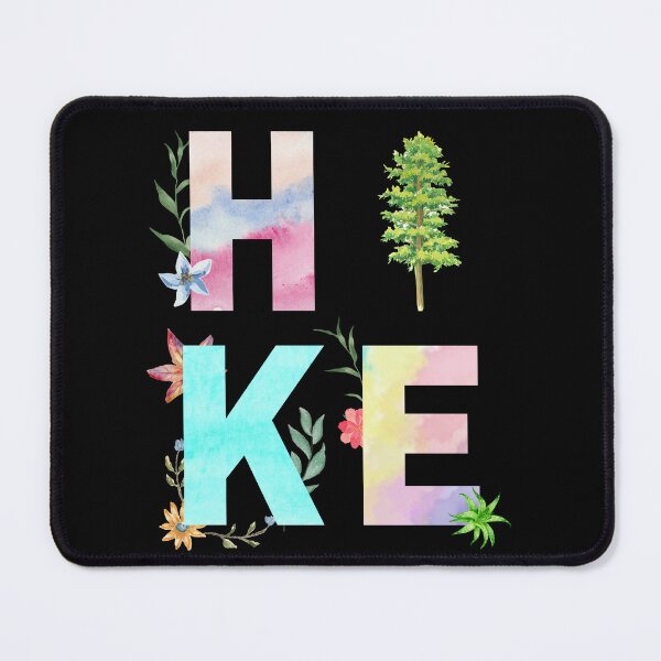 Item preview, Watercolor Hike Colorful Trees Flowers Plants Hiker Gift designed and sold by FazCreations.