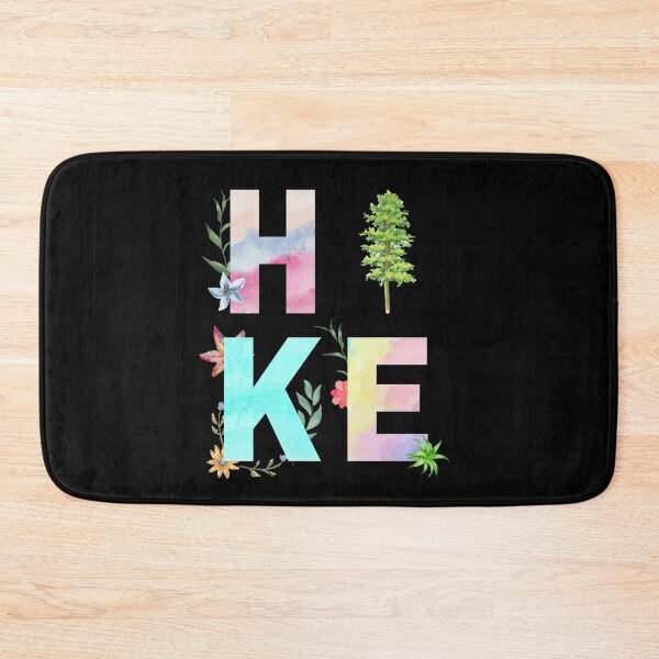 Item preview, Watercolor Hike Colorful Trees Flowers Plants Hiker Gift designed and sold by FazCreations.