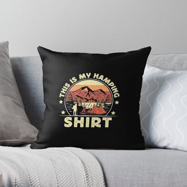 Camping store throw pillows