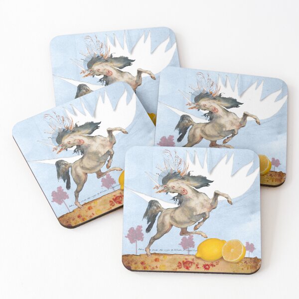 Item preview, Horse freaked out by lemons designed and sold by Lindsey Henderson.