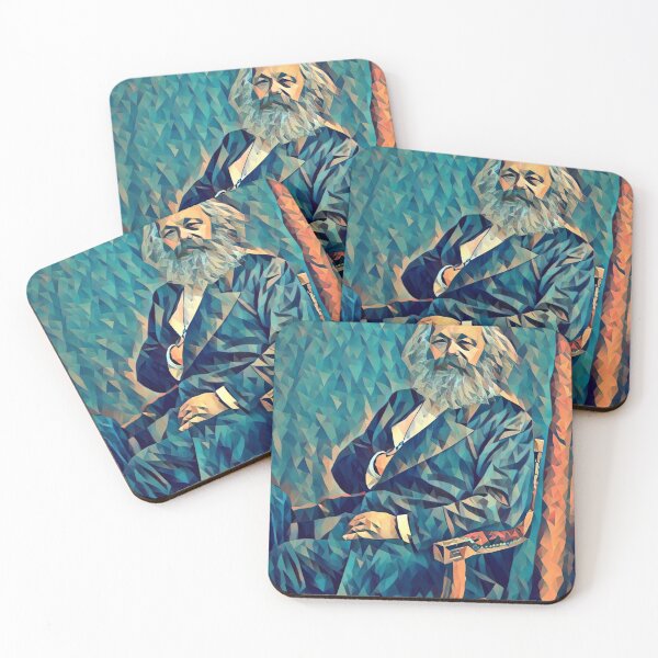 Item preview, Karl Marx (Blue) designed and sold by CommonThread.