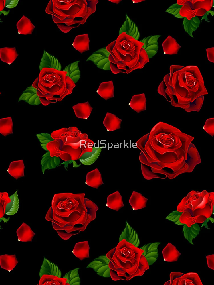 Thumbnail 4 of 4, iPhone Case, Red Roses designed and sold by RedSparkle.