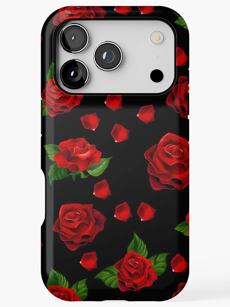 Thumbnail 1 of 4, iPhone Case, Red Roses designed and sold by RedSparkle.