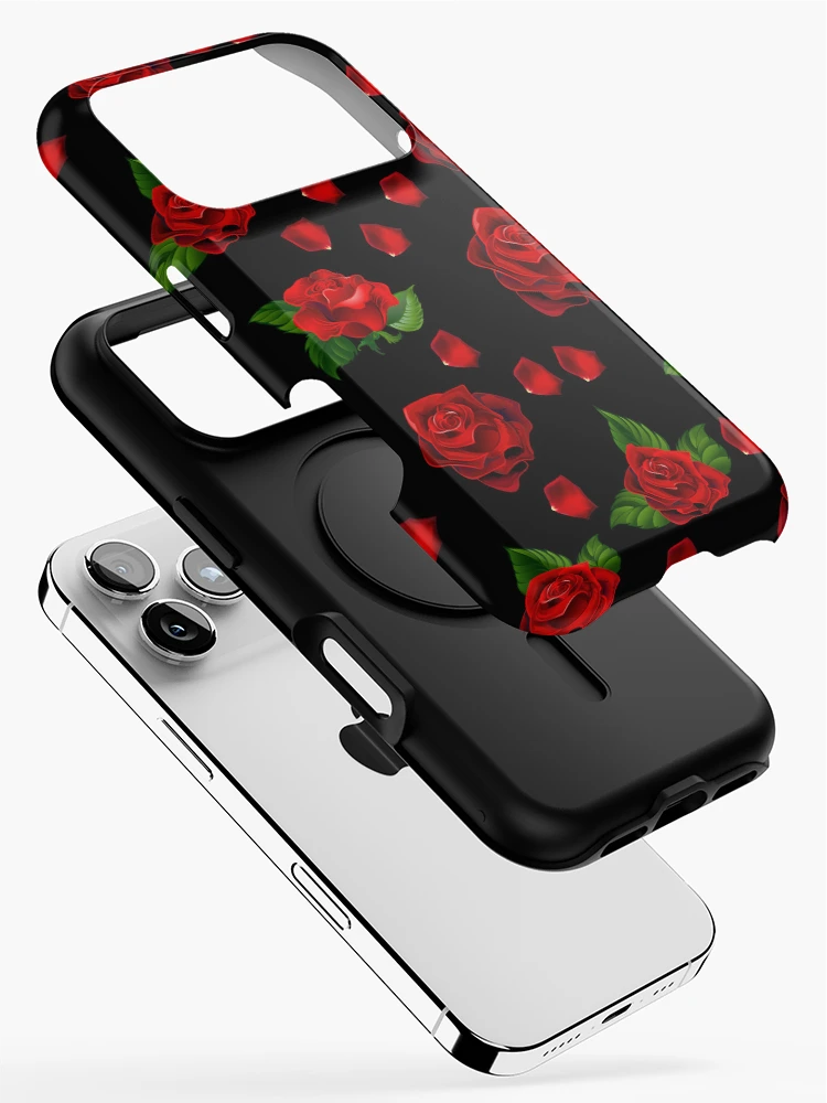 Thumbnail 2 of 4, iPhone Case, Red Roses designed and sold by RedSparkle.