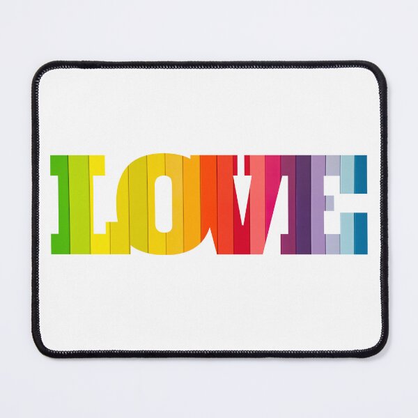 Item preview, Rainbow LOVE word art designed and sold by toadsforall.