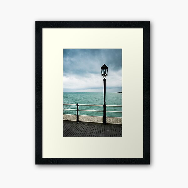 From the pier at Worthing, West Sussex, England Framed Art Print