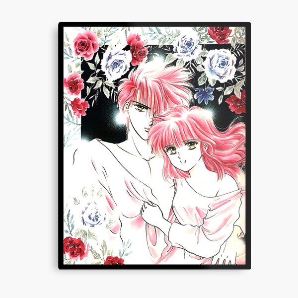 Fushigi Yuugi Red Roses Metal Print