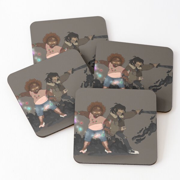 Item preview, Nico and Hazel Fight designed and sold by SaintNightshade.