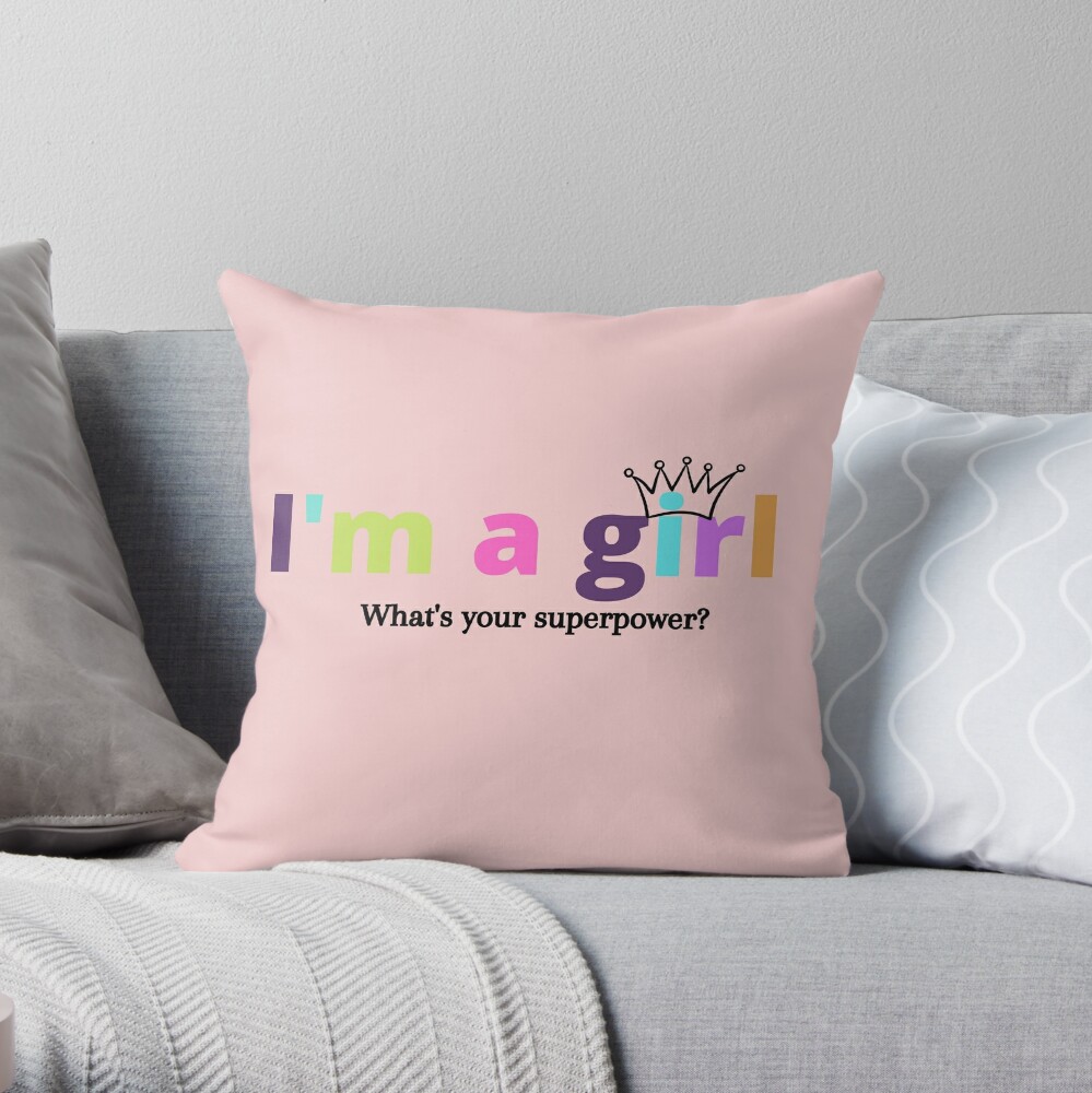 I'm a girl. What's your superpower? Kids T-Shirt for Sale by
