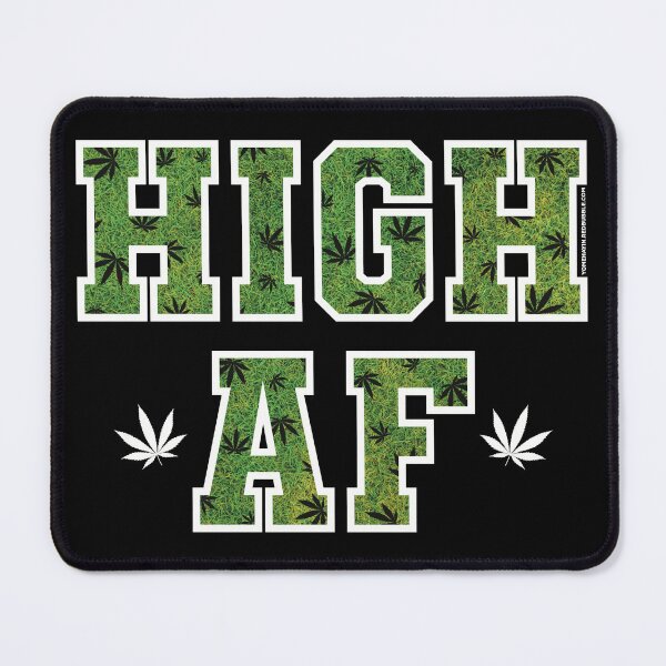 Item preview, High af pot leaf pattern grass designed and sold by YomeHayin.