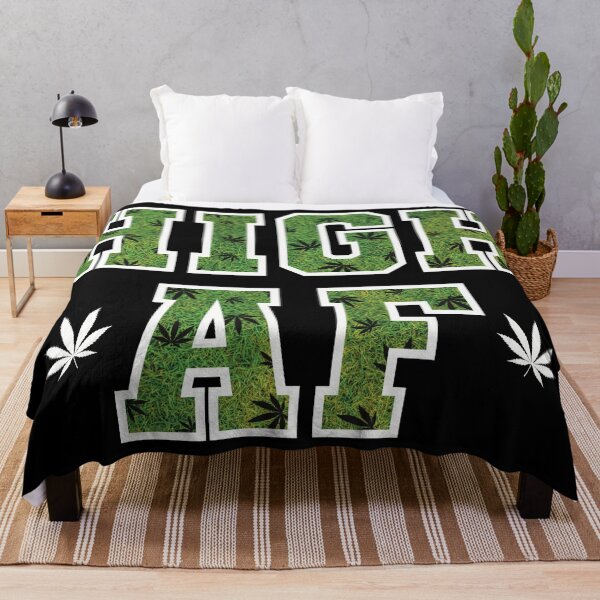Item preview, High af pot leaf pattern grass designed and sold by YomeHayin.