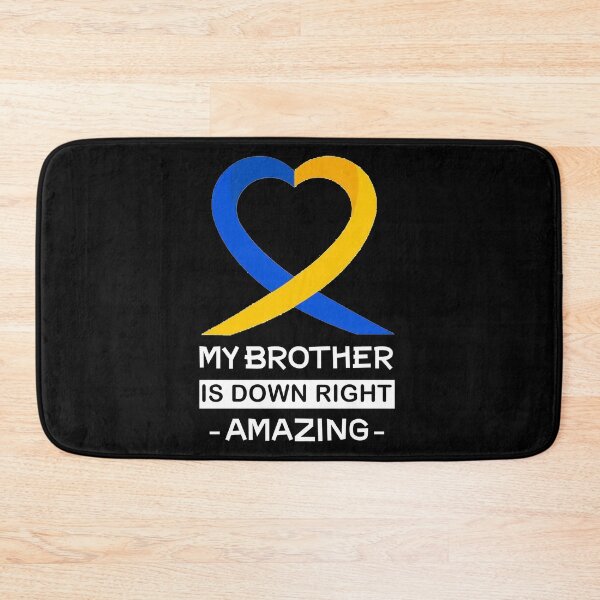 Item preview, Bruder Down Syndrome Tag Sister Blue Yellow Band designed and sold by Kuma518.