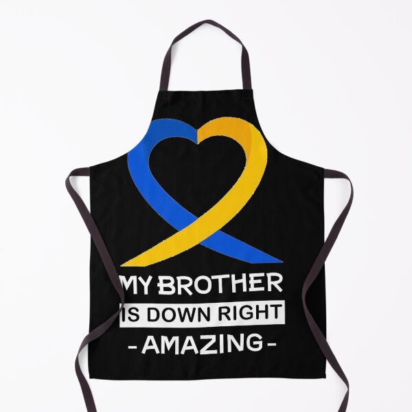 Item preview, Bruder Down Syndrome Tag Sister Blue Yellow Band designed and sold by Kuma518.