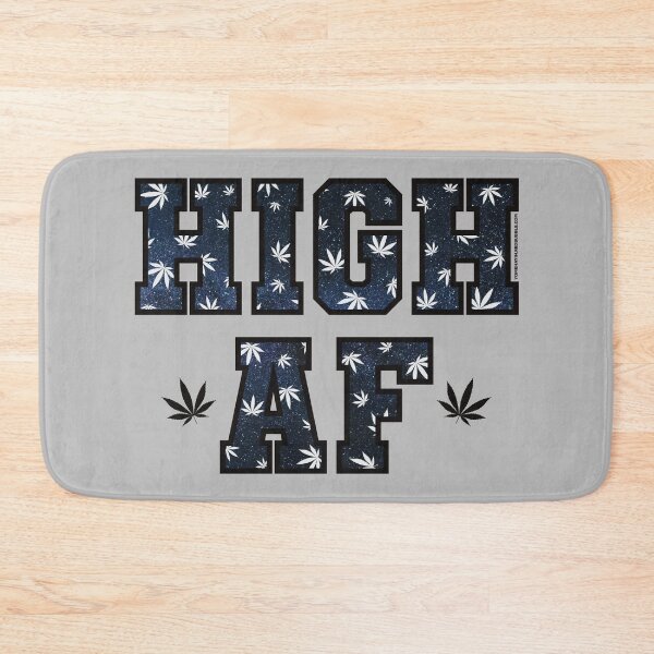Item preview, High af pot leaf pattern black night  designed and sold by YomeHayin.