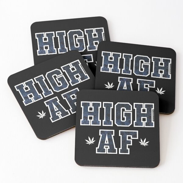 Item preview, High af pot leaf pattern black night designed and sold by YomeHayin.