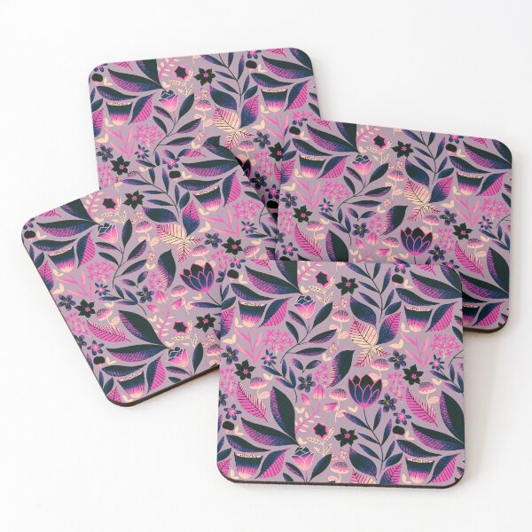 Item preview, Springtime in the garden pink purple  designed and sold by Kimmygowland.
