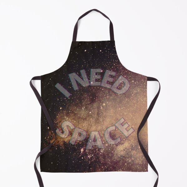Item preview, I Need Space (Circle) - Dark, Blurry Galaxy designed and sold by Quirkdom.
