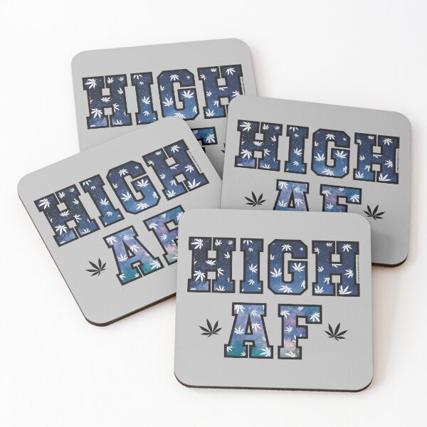 Item preview, High af pot leaf pattern Milky Way space designed and sold by YomeHayin.