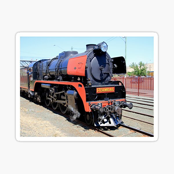 Steam train engine, Victoria, Australia Sticker