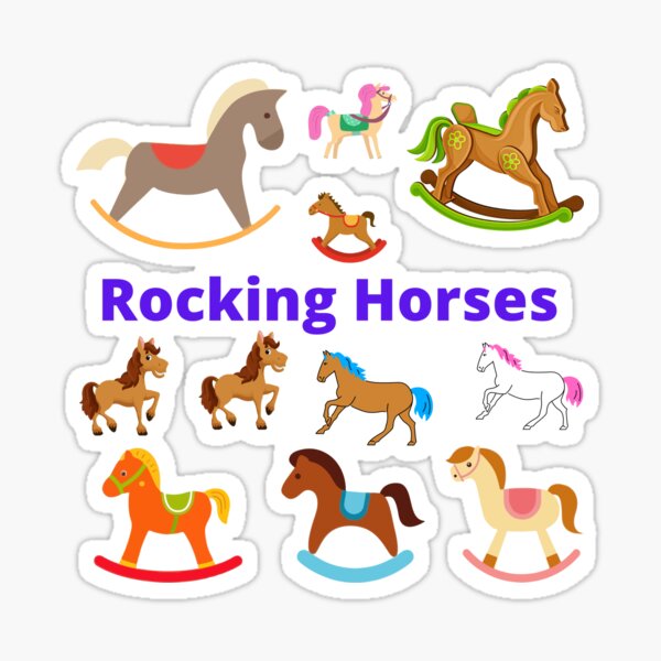Item preview, Rocking Horses Toys Collection designed and sold by LGMmugsdesign.