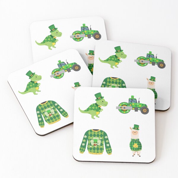 Item preview, St. Patrick's Day Sweater Sticker Set. designed and sold by MonkeyBizness.