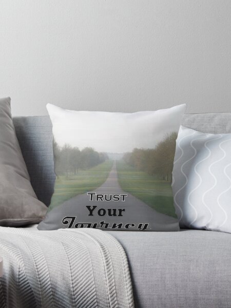 Trust Your Journey Throw Pillow